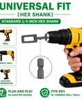 Super Heavy Duty Electric Drill Wire Twister Attachment For Fencing And Rebar Tying with 1/4 inch hex shank fitting standard drills.