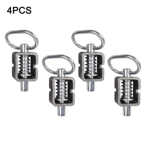 Badass Heavy Duty Trailer Gate Spring Latch Assembly Weld On Five Eighth Inch Steel Tube Build For Toughest Haul Jobs Secure Cargo Locking Clasp Nails It Simple Drop In Setup - set of 4 spring latch units