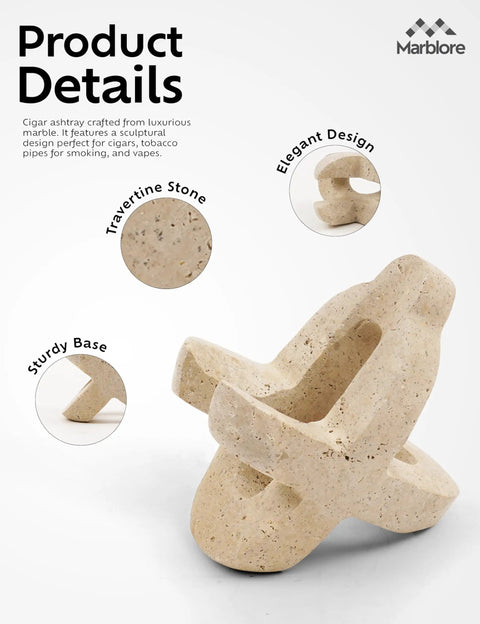 Travertine Marble Cell Phone Stand And Desk Organizer 4 Inch Key And Sunglass Holder Pen And Pencil Stand product details