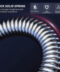 Thick solid spring of Twister Arm Trainer Pro For Men, Adjustable Chest And Arm Exerciser, showcasing resilience and strength.