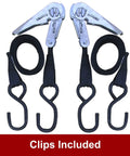 Clips included with 15-Gallon 12 Volt Dripless EZ Mount ATV UTV Spot Sprayer.