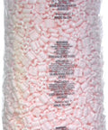 Pink Anti Static Packing Peanuts 3.5 Cubic Feet 22.5 Gallons Interlocking S Shaped Cushioning Pellets in transparent bag