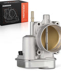 Electronic Throttle Body With 6 Pin Plug No Fuss Plug And Play Direct Fit Replacement For Chevy Colorado Impala Monte Carlo Trailblazer Canyon Envoy And More 3.5L 3.7L 4.2L 5.3L V6 Engines Replaces Worn Out Or Faulty Throttle Bodies. silver throttle body with 6-pin connector shown with box
