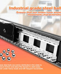 Industrial steel balls used in Beefy Undermount Drawer Slides 16 24 32 40 Inch With 260lb Load Capacity Concealed Bottom Mount Runners