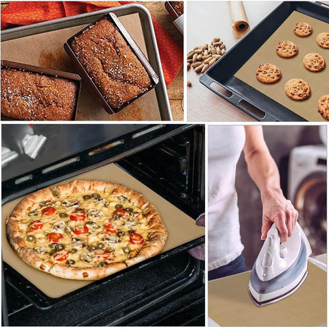Nonstick Teflon Sheet For Heat Press Transfers Pro Grade PTFE Paper And Reusable Heat Resistant Craft Mat for baking and ironing