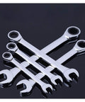 Heavy Duty Ratchet Spanner Set 24mm 1 Piece Metric Wrench Kit With Quick Release Ring Gear Nut Tools For Tight Spaces And Fast Torque Turns