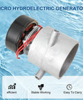 1000W Micro Hydroelectric Water Turbine Generator For Off Grid Power, 220V Three Pipe AC Output With Ballast, 150mm Inlet