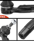 Close-up details of Pair Of Front Outer Tie Rod Ends For Volkswagen And Audi Vehicles Fits Jetta, Golf, Beetle, Passat, CC, Eos