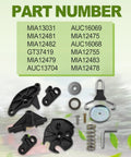 Primary And Secondary Transmission Kit For Lawn Tractor Models D105 E100 X105 X106 100 Series Including MIA13031 MIA12481 MIA12482 Parts