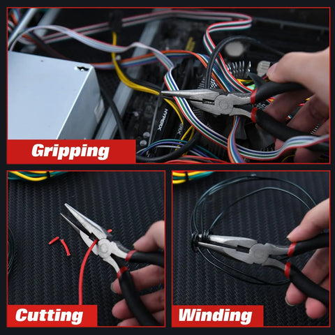 Heavy Duty 146 Piece Home Tool Kit With Hammer Pliers Wrenches Tape Measure Screwdrivers Sockets And Hex Keys In A Durable Plastic Toolbox For Home Garage Office And Dorm Pro Grade Tools With Ergonomic Non Slip Grips