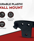 Heavy Duty Wall Mount For 6 Inch Digital Vernier And Dial Calipers, durable black plastic, secure grip, eco-friendly material