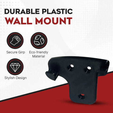 Heavy Duty Wall Mount For 6 Inch Digital Vernier And Dial Calipers, durable black plastic, secure grip, eco-friendly material