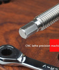 Professional Grade Woodworking Table Vise With Tenon Stop Strip Rock Steady Bench Fixture For Hardcore Carpenter And Machinist Shop Rig Built Tough Brass Workshop Clamp showing precision machined hex screw close-up.