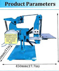 1100W Industrial Bench Sander With Bidirectional Sanding And Brushless Motor High Power Planer For Woodworking Projects dimensions and design.