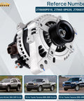 Beefed-Up 130A 12V Alternator Replacement For Toyota Tacoma 4.0L V6 2005-2015 And 2003-2009 4Runner With 7-Groove Pulley OE Numbers 270600P010