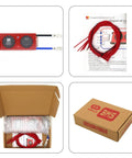 Heavy Duty 72 Volt Lithium Ion Battery Management System Delivers 300 Amp Output, cooling fan, wires, and packaging.