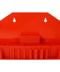 Red storage rack for 58 Piece T-Slot Clamping Kit For Milling Machinists With T-Slot Cleaner And Tightening Wrench Pro Grade Steel