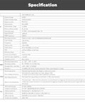 Specification chart for 24V 200W UL Listed Dimmable Power Supply With 0 To 10V And Triac Dimming Waterproof IP67 Outdoor LED Driver