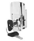 Iron Trunk Lock With Two Keys For Motorcycles Spring Toggle Latch Hasp Clamp Heavy Duty Locking Tool For Bikes And Travel Gear