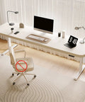 Slick Electric Sit Stand Desk With Three Smart Memory Presets And Cool Anti Collision Guard Heavy Duty Platform For Your Home Office Rig With Smooth Height Tweaking And No Sweat Assembly Ready and office chair setup.