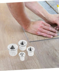 Pro Grade Dowel Pin Set For Woodworking Assorted 6mm 8mm 10mm 12mm Pins With Center Locator Kit And Transfer Plugs For Quick Strong Joints And Precise Board Alignment, transfer plugs on wood floor