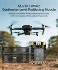 Drone carrying Beefy Centimeter Level RTK GNSS Module With All Constellations GPS BDS GLONASS Galileo QZSS For Real Time Vehicle Positioning And Field Surveys Dual Antenna Heading On Chip RTK Positioning
