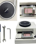 Hassle Free Manual Pvc Card Embossing Machine For Id And Member Cards, adjustable dial and stamping area.