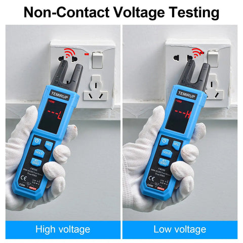 Digital Clamp Meter With U Shaped Jaw For AC And DC Current And Voltage Auto Range testing non-contact voltage in outlet