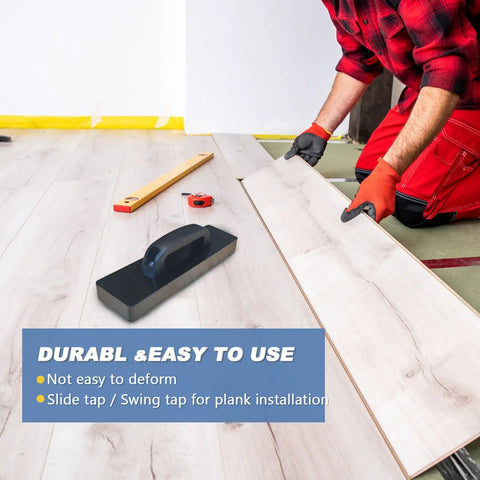 Tapping Block For Floor Installation With Ergonomic Handle No Hammer Needed Save Time And Protect Fingers Laying Laminate