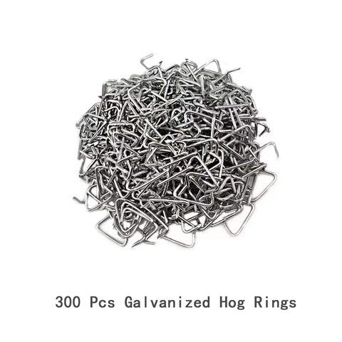 300 galvanized hog rings from Angled Hog Ring Pliers With 300 Galvanized Hog Rings Spring Loaded Upholstery Installation Kit