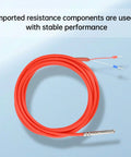 Two Pack Pt1000 Temperature Sensor Probes With 3M Silicone Cable and Stainless Steel Sheath for industrial and lab use.