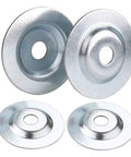 Precision Steel Bench Grinder Arbor Flange And Spacing Washer Set For Grinding Wheels Polishing Pads And Quick Workshop Upgrades showing steel washers.