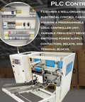 Heavy Duty Automatic Carton Erector And Bottom Taping Sealer with PLC control panel for streamlined packing.