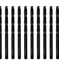 Ten Three Sixteenth Inch HSS M35 Cobalt Twist Drill Bits Pack For Metalworking Beast Mode Drilling