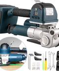 Electric Strapping Machine Handheld Auto Welding Tool Pro Grade for PP and PET Straps with accessories