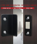 Strong Magnetic Cabinet Catches Set with Punch Free L Shaped Hidden Door Closers for Easy No Drill Installation