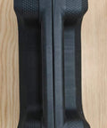 Side view of Rugged Door Mortise Lock Jig Kit For Easy Lock Installation On Wooden Doors with textured black case
