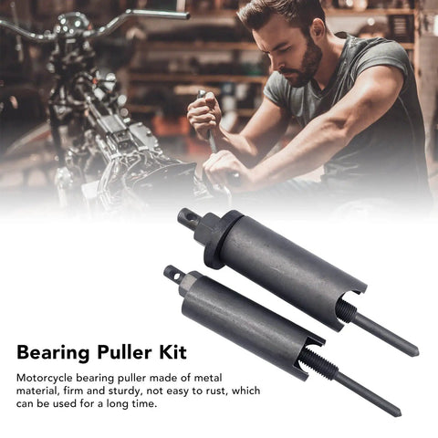 Awesome Motorcycle Bearing Puller Kit 12 Piece Built To Fast Toss Sleeve Bearings From Zero Point Thirty Six To Point Nine Inches Without Messing Up Your Wheels Or Pumps Using Industrial Strength Steel For Any Hard Core Repair Work, steel puller tool