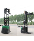 Top Tier Electric Pallet Jack With Massive 3,300 Lbs Capacity And 9.8 Foot Lift Height for warehouse and factory use.