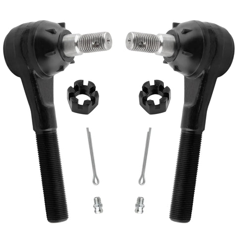 2 Pack Front Outer Tie Rod Ends For Dodge B Series And Ram Vans Heavy Duty Replacement Fit B150 B1500 B200 B250 B300 B350 B3500 D100 D150 D200 D250 D350 D400 Ram 1500 2500 3500 Vans From 1979 To 2003, black steel