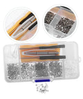 Eyeglass Repair Kit With Screws Screwdriver Tweezers Sunglasses Nose Pads Ear Hooks And Cleaning Cloth For Quick No Fuss Glasses Fixes Durable Diy