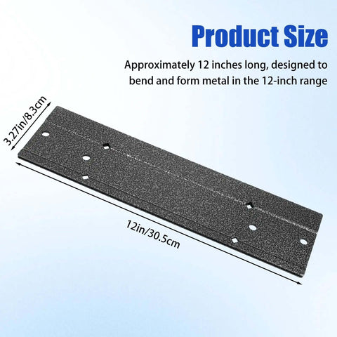 12 Inch Sheet Metal Bender With Dual Folding Depths 3/8 And 1 Inch, Handy Metal Folding Tool for precise measurements