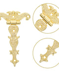 Vintage Zinc Alloy Box Hinges For Furniture And Flower Boxes With Easy Opening And Closing And Reliable Connection For DIY Projects