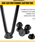 12 Pack 16 Inch Hairpin Metal Table Legs Heavy Duty Furniture Feet With Floor Protectors and Screws close-up