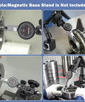 0 To 0.03 Inch Dial Test Indicator Pro With 0.0005 Inch Precision Portable Case Three Steel Dovetail Mounts in use