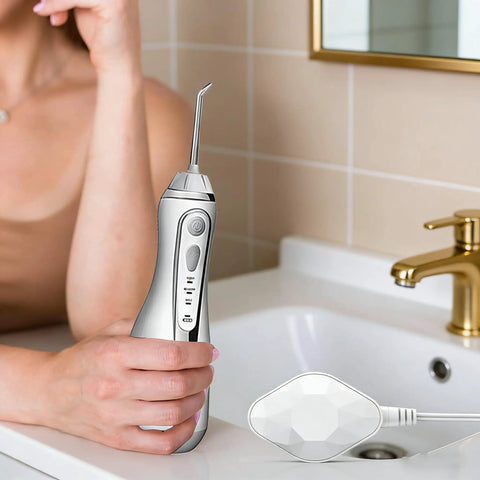 Replacement Charger For Cordless Water Flosser WP 560 562 563 567 569 With 6V 1A Power Adapter And 4.9 Ft Cable not for WP 580 series