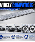One Sixth Oz Adhesive Wheel Weights, Low Profile Sticky Tire Balancers For Cars Trucks SUVs And Cycles, Heavy Duty Iron 24 Pack, Widely compatible weights for OEM and aftermarket wheels.
