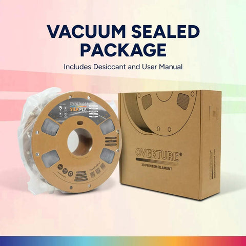 Silk Dual Color PLA Filament 1.75mm Bi Color Glossy Shiny Finish Spool 1kg 2.2Lb vacuum sealed packaging