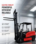 Electric Counterbalance Forklift Workhorse For Warehouse Use Material Handling Lift Truck 1000 To 2000 Kg Capacity