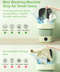 Game Changing Foldable Portable Mini Washing Machine With Sixteen Liter Capacity And Three Deep Wash Modes for delicate laundry care.
